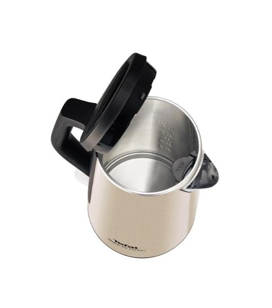 Чайник Tefal KO371I30 1.5л. 2200Вт бежевый/черный (металл)