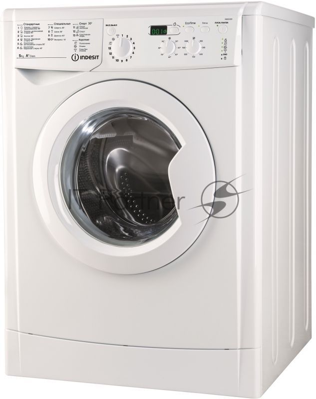 Стиральная машина Indesit IWSD 51051 CIS белый, загрузка фронтальная 5 кг, 1000 об/мин., класс: А