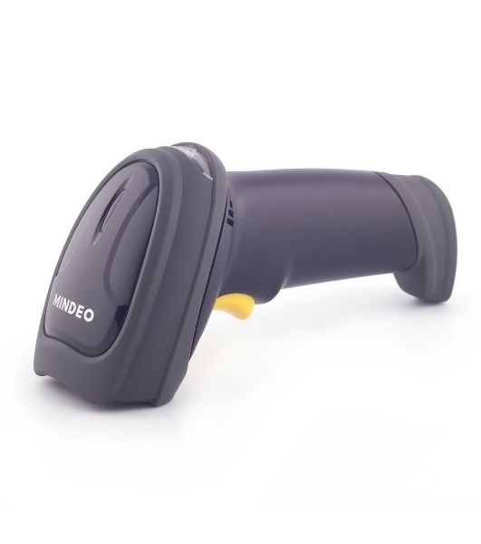 Сканер штрих-кода ручной Mindeo MD6600-HD_stand 2D имидж, проводной, подставка в комплекте, 100 скан/сек, USB, серый
