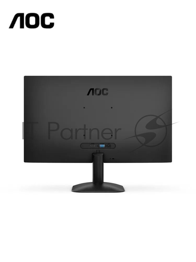 Монитор 23.8" AOC 24B31H IPS 1920x1080, 120 Гц, 4 мс (1 мс MPRT), 16:9, 300 кд/м², VGA, HDMI 1.4, 3.5 Jack, динамики (2x2 Вт), HDR10, Adaptive-Sync, черный
