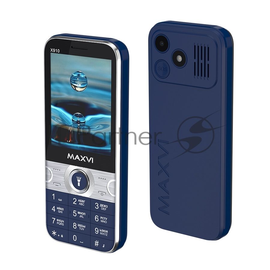 Мобильный телефон Maxvi X910 синий