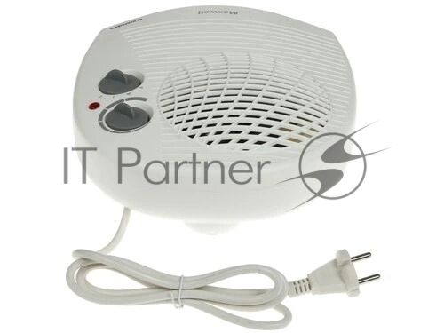 Тепловентилятор Maxwell MW-3456(W), белый, 1000/2000 Вт, 20 м2, термостат