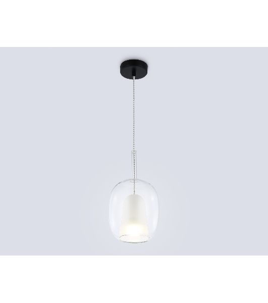 Подвесной светильник Ambrella light LH11121 BK/WH/CL черный/белый/прозрачный E27 max 60W D175*310
