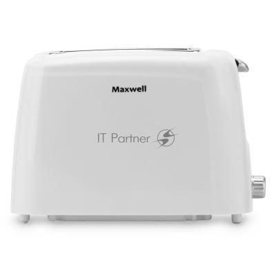 Тостер Maxwell MW-1504 W, белый 750 Вт,пластиковый корпус.