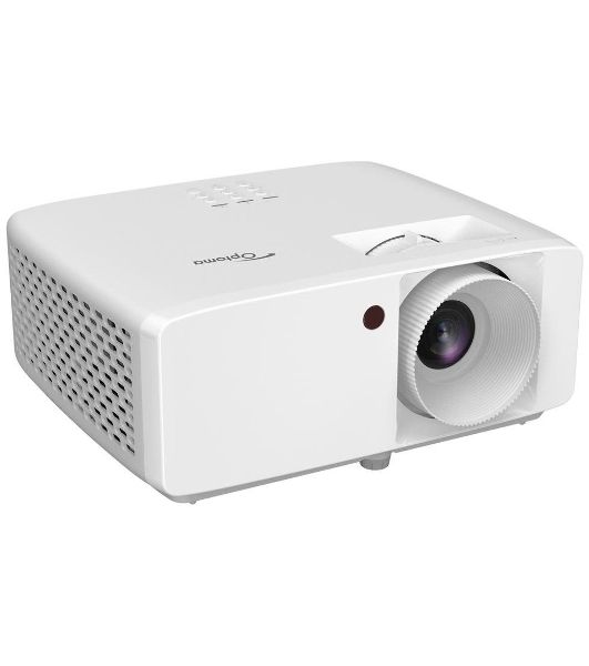 Лазерный проектор Optoma ZH400 DLP FullHD(1920*1080),4000 ANSI lm;300000:1;Zoom 1,1x;TR 1.4-1.62:1;HDMI x2; AudioOUT x1 Jack3.5мм; USB-A 1.5A; RS232; 15W mono; 32dB; 3kg белый (E9PD7KK01EZ14KD)