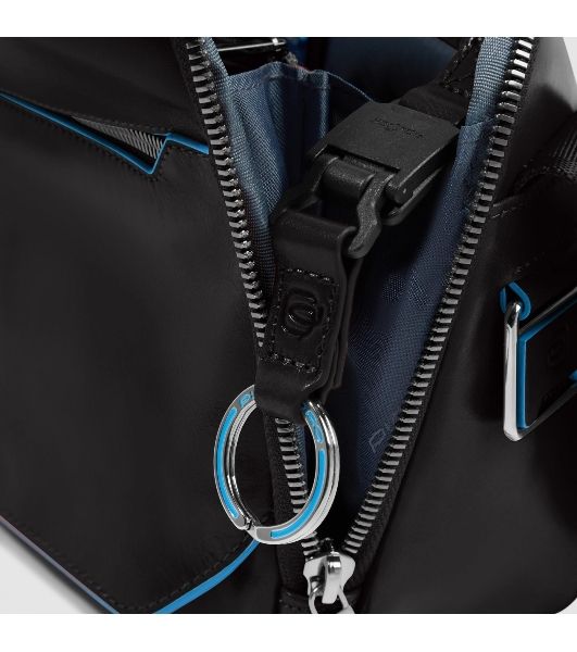 Сумка мужская Piquadro Blue Square CA6900B2/N черная натур.кожа