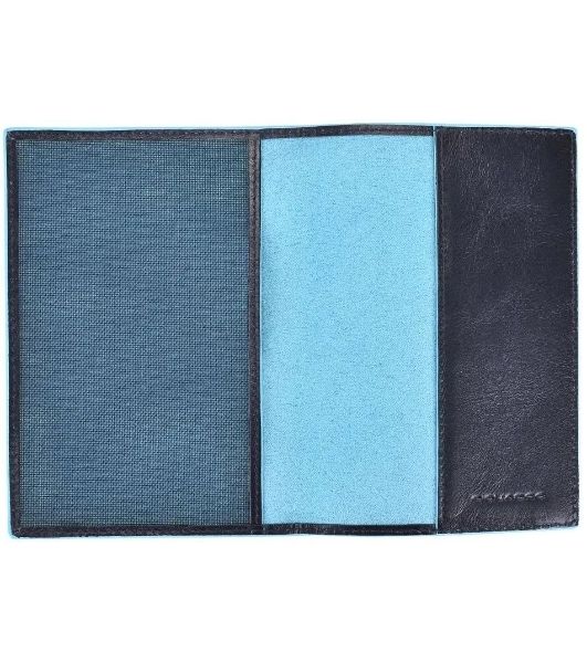 Обложка для паспорта Piquadro Blue Square PP5255B2/BLU2 синий натур.кожа