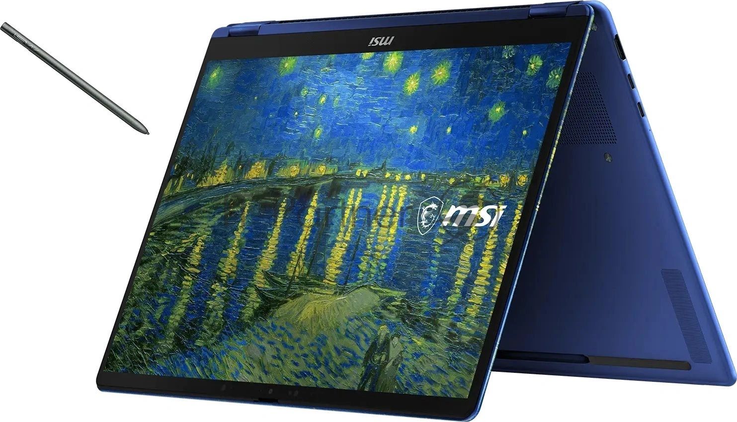 Ноутбук MSI Prestige 14 Flip AI+ The Starry Night-400RUY/14"/OLED/Intel Core Ultra X9 378H/32Gb/1Tb SSD/Intel Arc/Windows 11 Pro/темно-синий/1.37kg