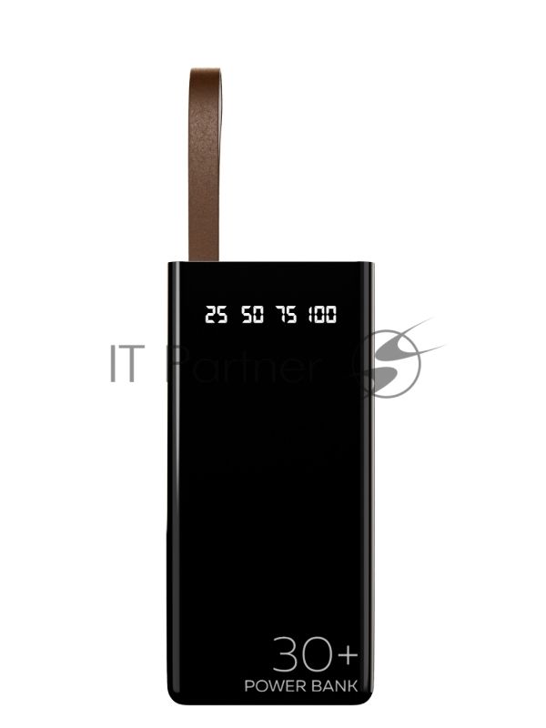 Портативный аккумулятор 30000mAh 2USB 2.1A More choice PB60-30, белый