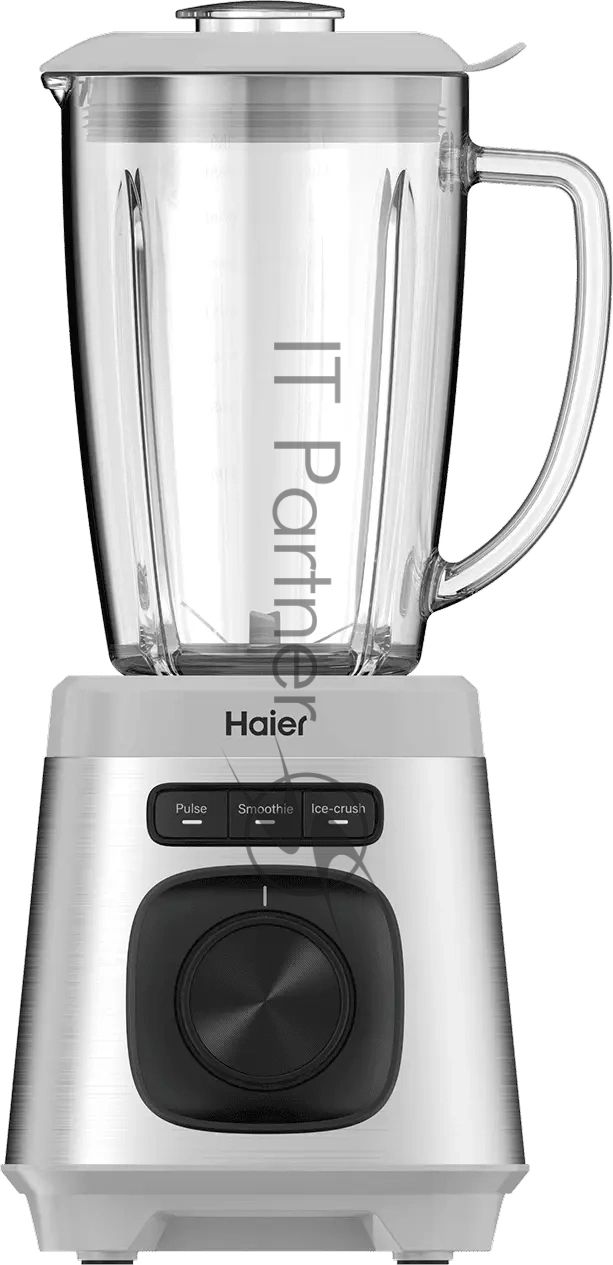 Блендер стационарный Haier HB-502 серебристый, 1200 Вт, 1 скорость