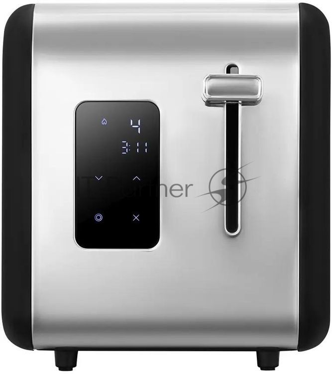 Тостер Kitfort КТ-6497 850Вт черный/стальной