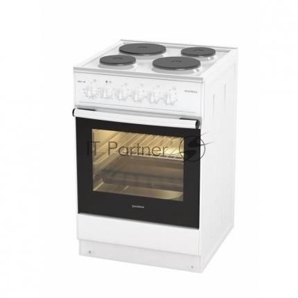Плита электрическая Darina 1B EM 341 406 W белый/черный, конфорок 4 шт, духовка 50 л, 50 см x 85 см x 56 см
