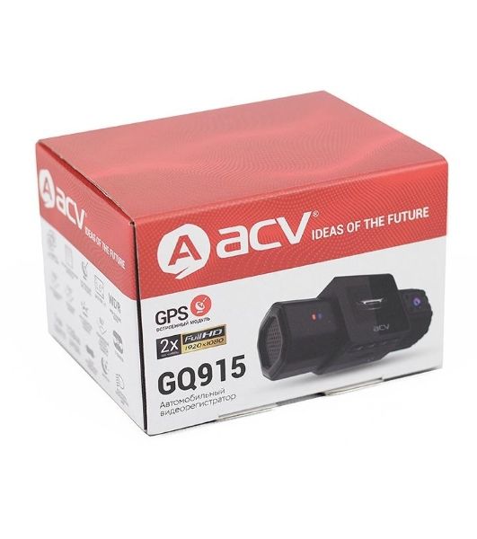 Видеорегистратор ACV GQ915 черный 1080x1920 1080p 155гр. NT96663