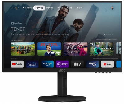 Монитор 27" AOC Q27G4XY Fast VA 2560x1440, 180 Гц, 0.3 мс (MPRT), 16:9, 450 кд/м², 2×HDMI 2.0, DP 1.4, 3.5 Jack, HDR10 (DisplayHDR 400), FreeSync, черный с красным