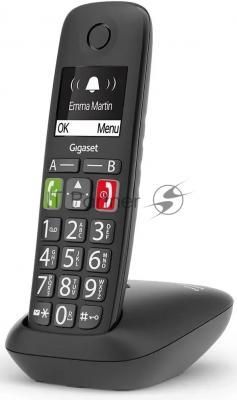 Радиотелефон Dect Gigaset E290 SYS черный АОН Радиотелефон Dect Gigaset E290 SYS черный АОН