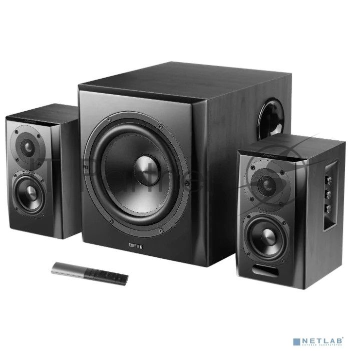 Колонки Edifier S351DB Black 2.1,150W RMS, дерево, Bluetooth aptX