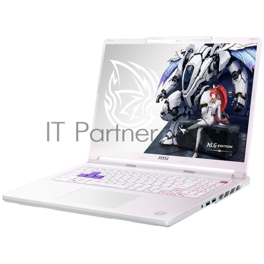 Ноутбук MSI Crosshair A16 HX MLG Edition E8WFK-090XRUY/16"/IPS/AMD Ryzen 9 8940HX/16Gb/1Tb SSD/NVIDIA GeForce RTX 5060 8Gb/NoOS/белый/2.3kg