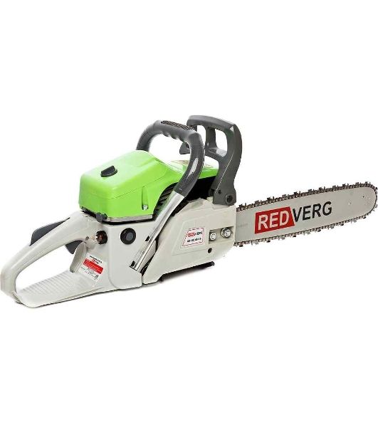 Бензопила RedVerg RD-GC45-16. 1800 Вт,2.40 л.с.,45,0 см3, длина шины 40 см