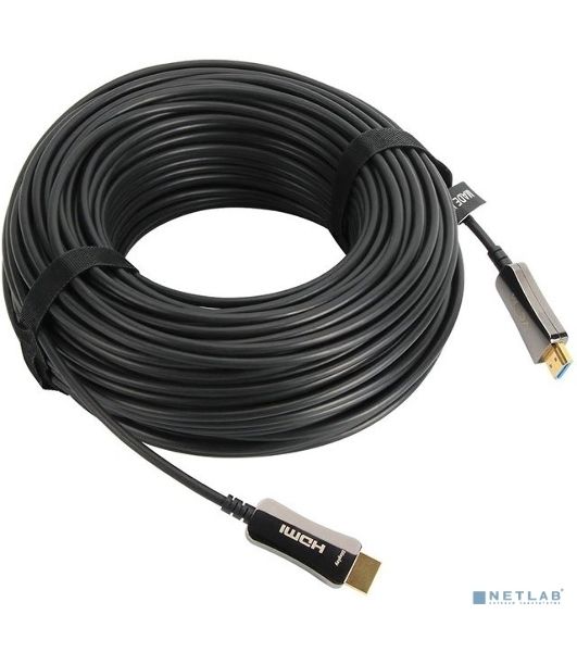Активный оптический кабель HDMI 19M/M,ver. 2.0, 4K@60 Hz 40m VCOM