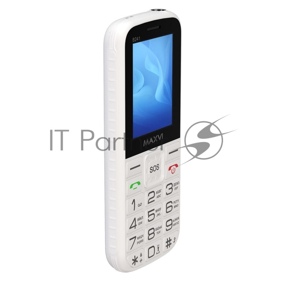 Мобильный телефон Maxvi B241 белый