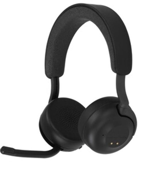 Гарнитура JLab Epic Work ANC Wireless Duo with Stand чёрный, беспроводная, Bluetooth/радиоканал/USB-C, ANC (шумоподавление), до 9 м, в комплекте подставка