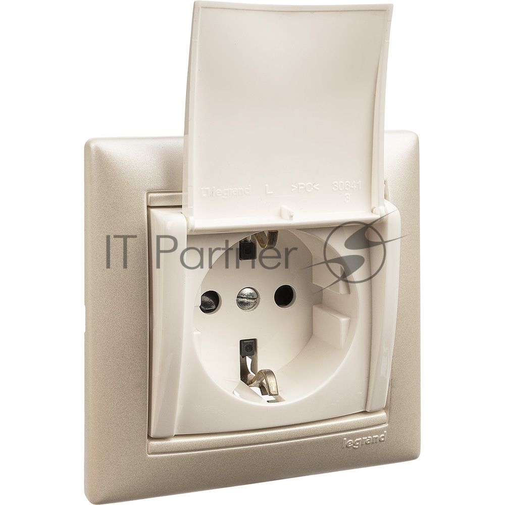 Электроустановочные изделия Legrand Legrand 770491  Рамка 1п Белый/Серебр  Valena
