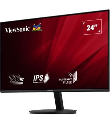 Монитор 23.8" ViewSonic VA24E1-H IPS 1920x1080, 120 Гц, 5 мс, 16:9, 250 кд/м², HDMI 1.4, VGA, черный