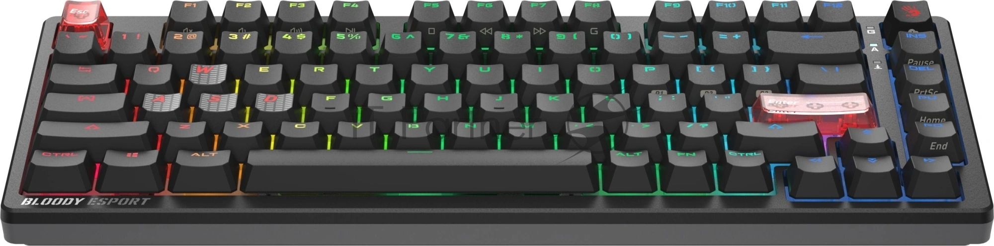 Клавиатура A4Tech Bloody MS76 проводная, USB Type-A, черный