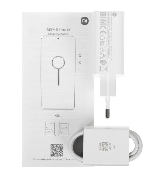 Смартфон Xiaomi Redmi Note 15, 8/256Gb, черный