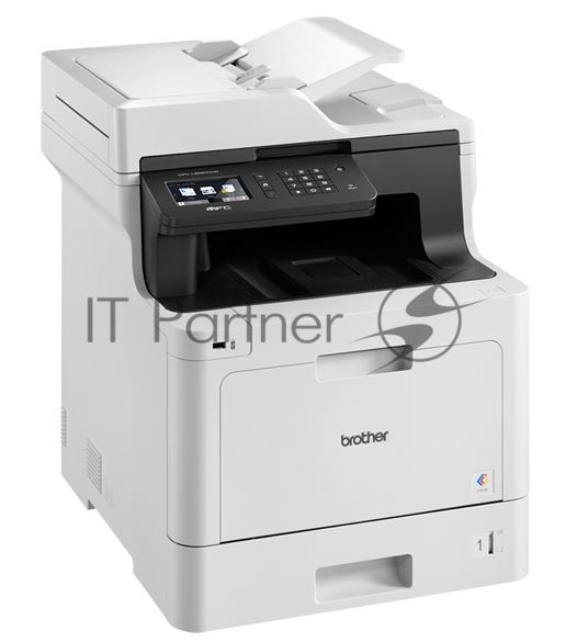 МФУ лазерное Brother MFC-L8690CDW, цветной лазерный A4 Duplex Net WiFi серый/черный