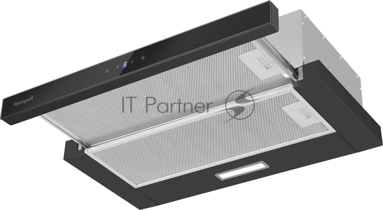 Вытяжка Weissgauff TEL 600 2M Touch Black Glass