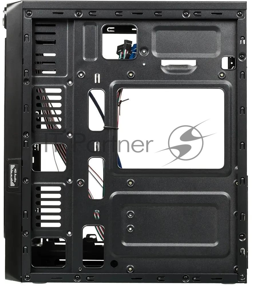 Компьютерный корпус Accord E-01 черный без БП ATX 1x80mm 1x92mm 2x120mm 2xUSB2.0 1xUSB3.0 audio