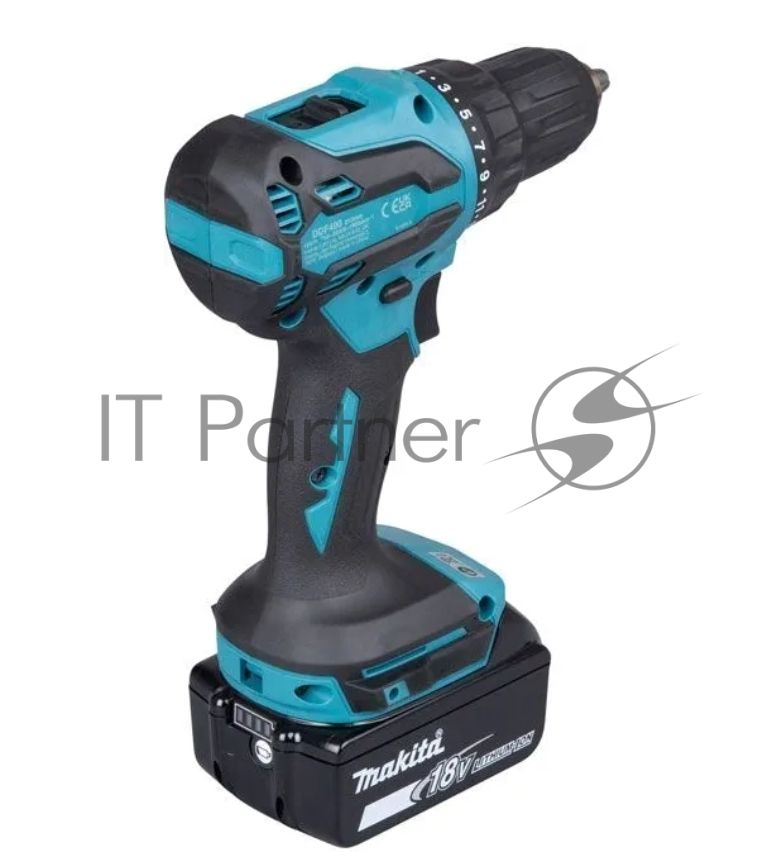 Дрель-шуруповерт Makita DDF490WV аккум. патрон:быстрозажимной (кейс в комплекте)