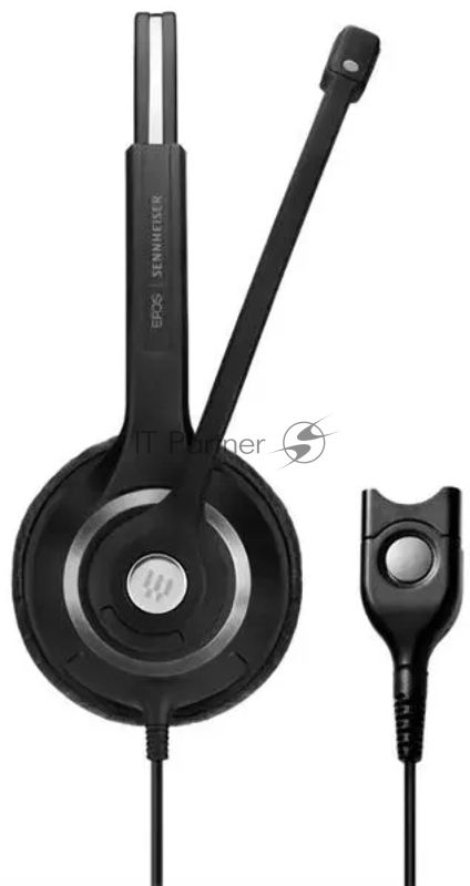 Гарнитура проводная с микрофоном Epos Sennheiser SC 260 черный 2.9м накладные оголовье (1000515)