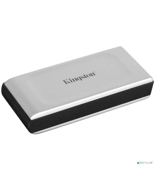 Внешний SSD Kingston External SSD 2TB XS2000 BOC, Type-C, USB 3.2 Gen 2x2, R/W 2000/2000MB/s, IP55, 70x33x14мм, Silver (60 мес)