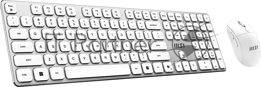 Комплект клавиатура и мышь MSI FORGE K210 W COMBO WHITE RU
