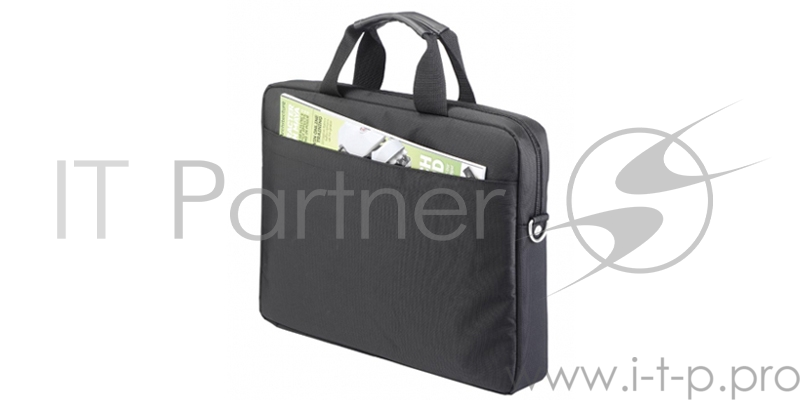 Сумки для ноутбуков Сумка SUMDEX PON-111BK нейлон, черная до 15,6"