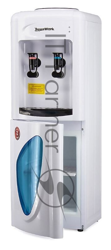 Кулер для воды Aqua Work 0.7LDR, верхняя загрузка, нагрев 92 °С, охлаждение 12 °С, белый
