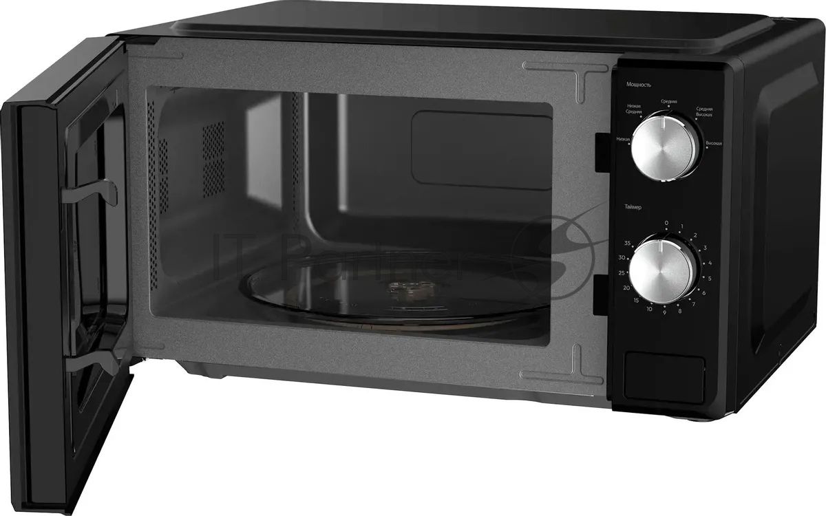 Микроволновая печь Candy CMWO-MM207BA черный, 20 л, 700 Вт, переключатели - поворотный механизм