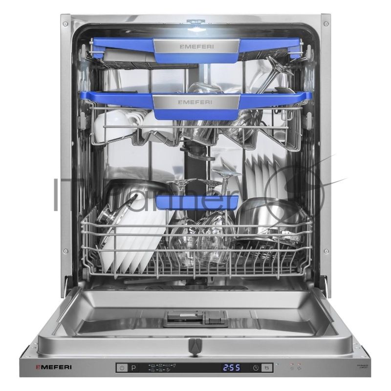 Встраиваемая посудомоечная машина Meferi MDW6073 Comfort, нержавеющая сталь, 59.8 см, 14 компл., 47 дБ, класс A