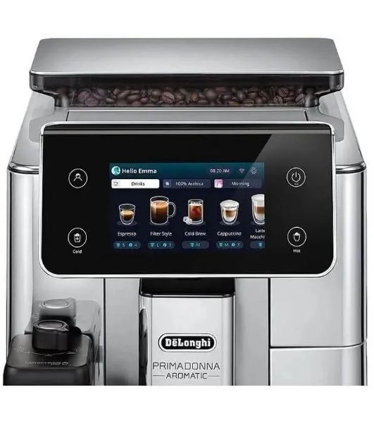 Кофемашина DeLonghi ECAM630.55.SSM 1450Вт черный/серебристый