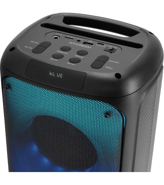 Минисистема Hyundai H-MC1231 черный 40Вт FM USB BT micro SD