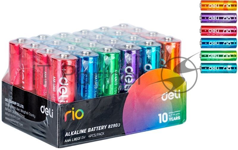 Батарея Deli Rio AA (4шт) спайка