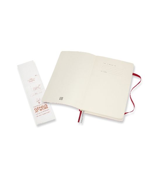 Блокнот Moleskine CLASSIC SOFT EXPENDED QP616EXPF2 Large 130х210 мм, 400 страниц, линейка, мягкая обложка, красный