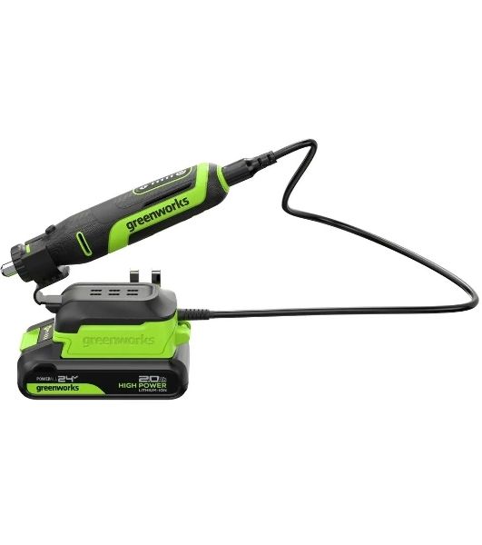 Гравер Greenworks G24RT 50Вт насадок:52
