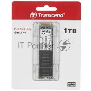 Накопитель SSD Transcend SSD MTE110S, 2048Gb, M.2(22x80мм), NVMe, PCIe 3.0 x4, 3D TLC, R/W 2500/1700Mb/s, IOPs 200 000/250 000, TBW 800, DWPD 0.2 (12 мес.)