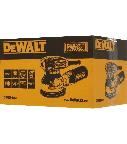 Эксцентриковая шлифовальная машина DeWalt DWE6423-QS 250Вт