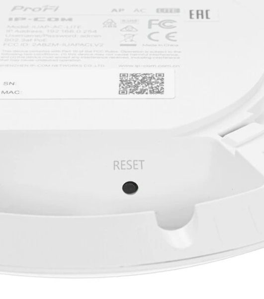 Точка доступа Wi-Fi IP-COM 1167MBPS MU-MIMO IUAP-AC-LITE