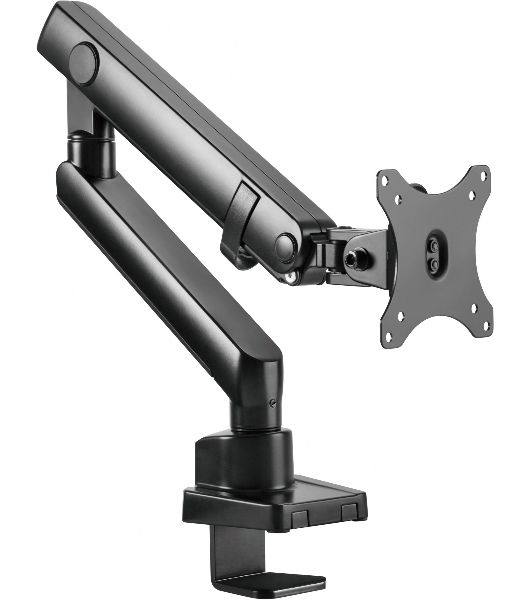 Кронштейн для мониторов Ultramounts UM709 черный 17"-32" макс.8кг крепление к столешнице поворот и наклон