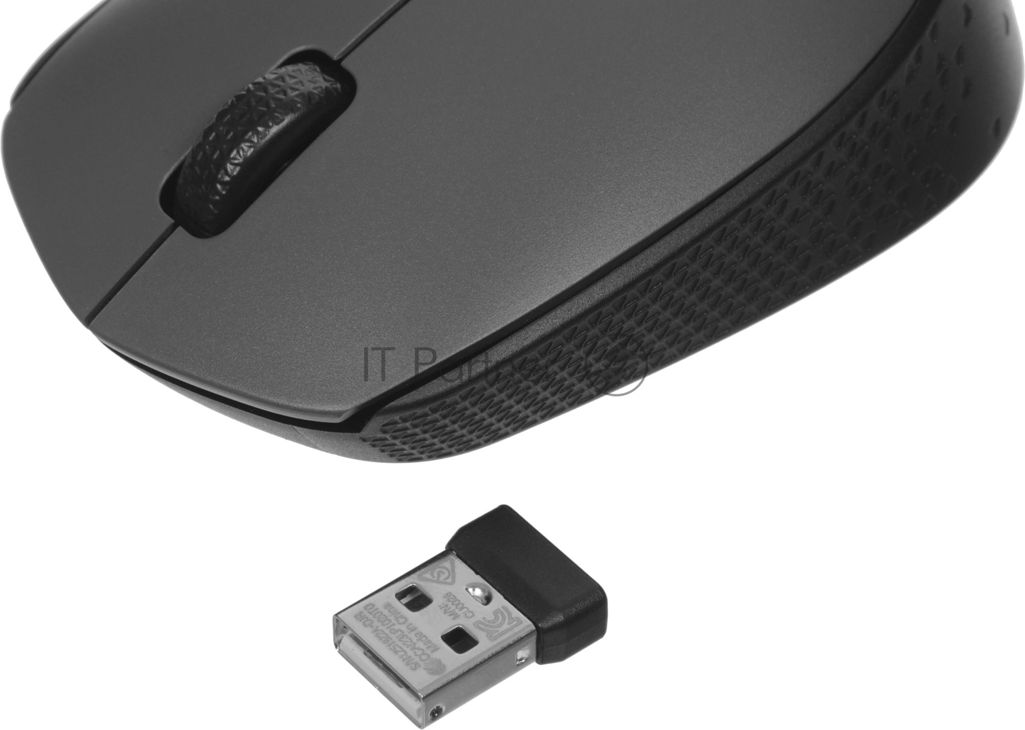 Комплект клавиатура+мышь Logitech MK235 беспроводной, USB, 1000 DPI, серый ( неоригинальная гравировка)